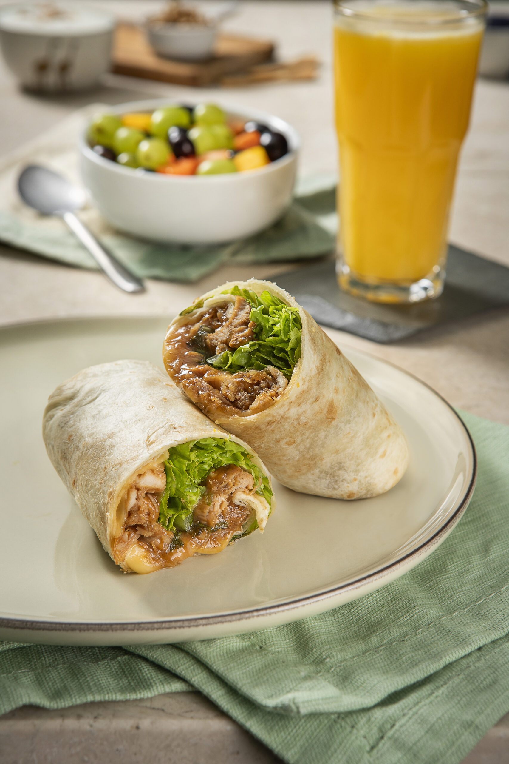  Wrap de Frango Oriental