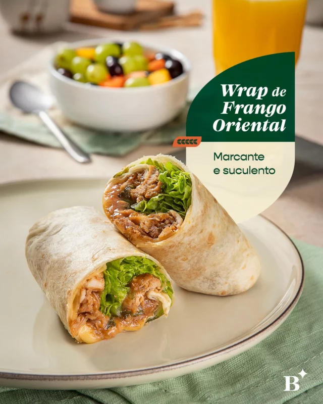 Sinta o sabor do nosso wrap de frango oriental, com aquele toque marcante que você adora e um recheio suculento de dar água na boca. 

Perfeito para um almoço leve ou um lanche cheio de sabor!

#PadariaBenjamin #PadariaSP #WrapBenjamin #FrangoOriental