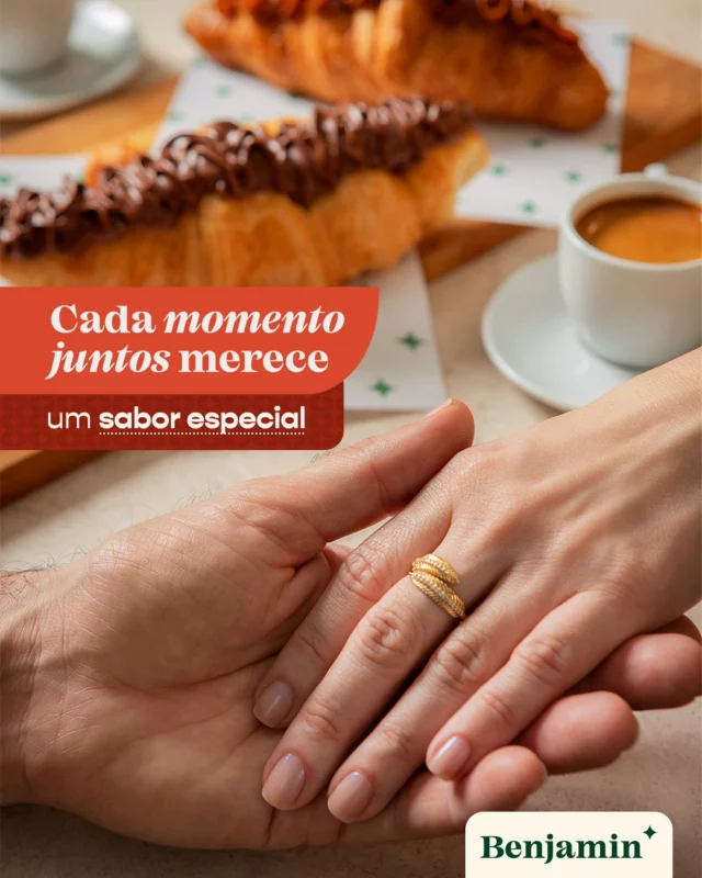Tem coisa melhor do que dividir um café com quem a gente ama? 

Momentos como esse são o nosso jeito de dizer eu te amo, com croissants fresquinhos e carinho em cada detalhe.

#Benjamin #CestaBenjamin #DiadosNamorados
