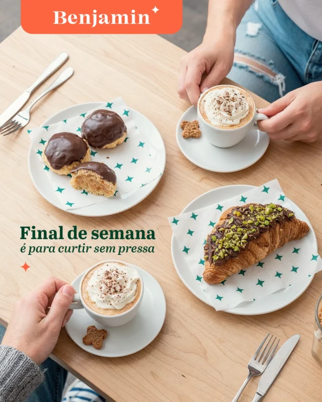 Final de semana é para caminhar devagar, observar a cidade e aproveitar cada pausa. 🌤️

A Benjamin está sempre por perto para deixar o passeio ainda mais gostoso com café, mini croissants e tudo que combina com um bom momento de domingo.

Vem viver o seu. 💚

#Benjamin #PadariaSP #Paulista #DiversãoEmFamília