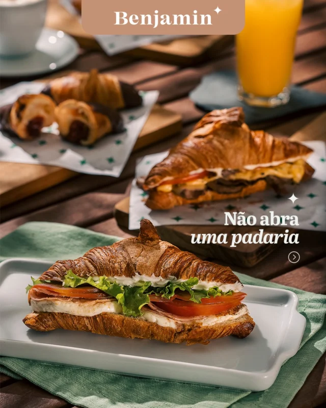 Muito mais que um lugar para tomar café da manhã. A padaria é o espaço capaz de mudar o dia de alguém! 🤩

Experimente um café da manhã aqui e sinta a diferença no seu dia.

#BenjaminAPadaria #Padaria #CafeDaManhã #Brunch
