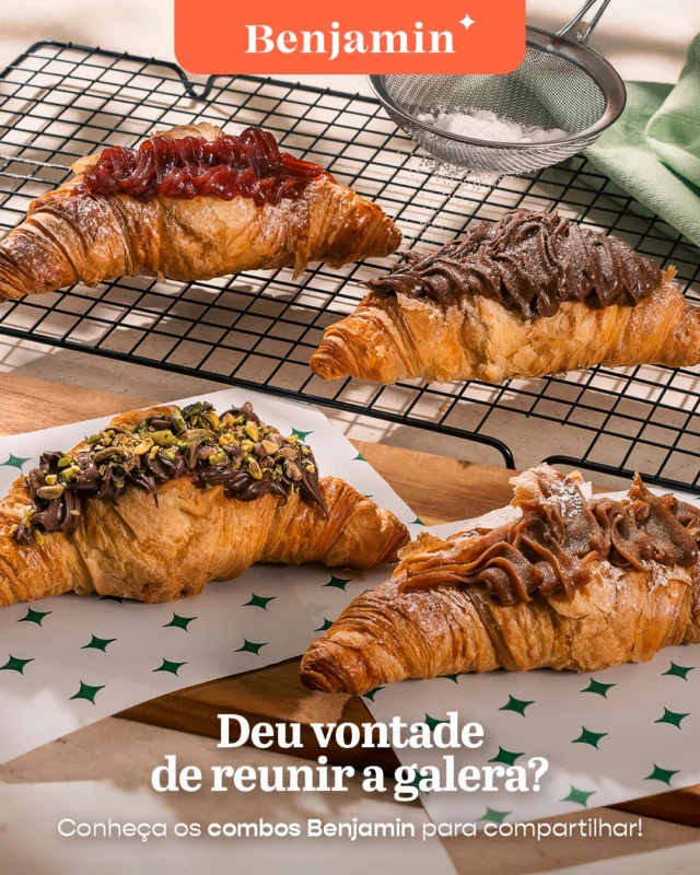 Sabores incríveis pra todo mundo curtir junto. 😎

Os novos combos Benjamin foram pensados para compartilhar e pra deixar qualquer encontro ainda mais saboroso.

Confira o cardápio especial e escolha o seu! 🥐☕🍰

#BenjaminAPadaria #MomentoBenjamin #CombosBenjamin #Brunch