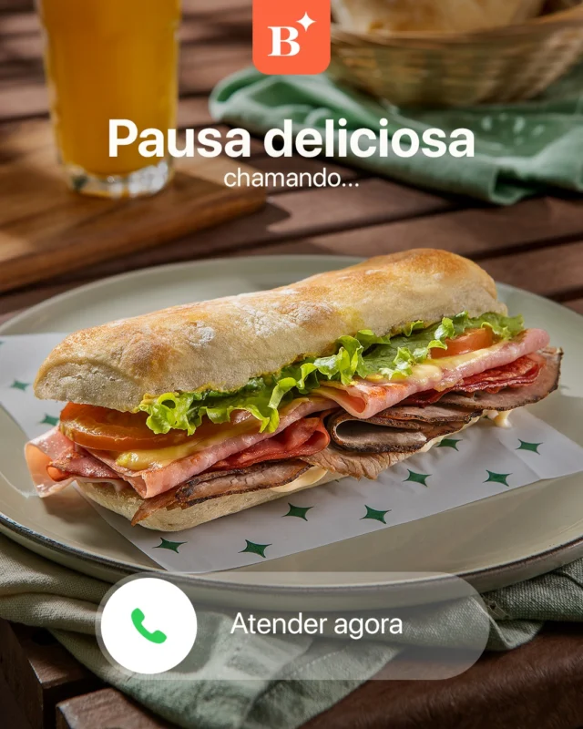 Uma pausa leve e deliciosa está chamando. 🥐

No meio da correria do dia, sempre existe um momento que pede calma, sabor e um respiro. Atenda esse chamado e transforme sua rotina em algo mais gostoso.

Às vezes, tudo o que a gente precisa é parar um pouquinho e aproveitar.

#Benjamin #PadariaSP #Brunch