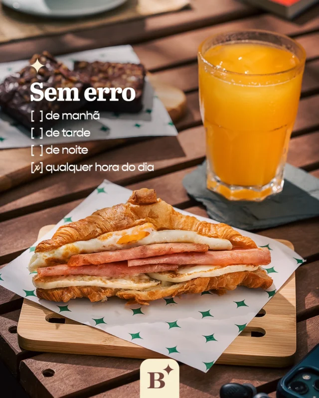 Tem coisa que não depende de hora.

De manhã, no meio do dia ou naquele intervalo entre uma coisa e outra, sempre tem uma delícia da Benjamin que encaixa no seu dia. 

#BenjaminAPadaria #PadariaSP #Croissant #Cafe #Lanches
