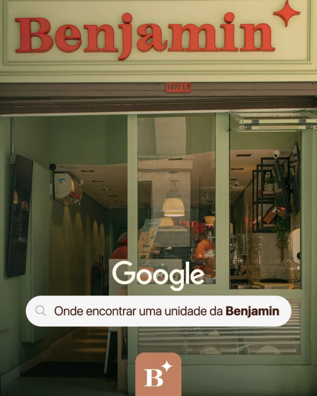 Há anos, a Benjamin faz parte da rotina de São Paulo, servindo delícias que acompanham diferentes momentos do dia, do café da manhã à pausa do final da tarde. 

Confira o endereço das nossas unidades e descubra qual delas vai ser o seu próximo refúgio favorito.

#BenjaminAPadaria #PadariaSP #Croissant #Café