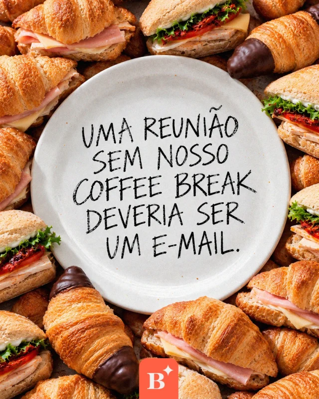 Uma dica para quem ainda organiza reunião sem pausa: dá tempo de rever isso. ☕🥐

Conheça o setor de Encomendas e aproveite as delícias da Benjamin para coffee breaks, reuniões, treinamentos e muito mais.

#BenjaminAPadaria #CoffeeBreak #PadariaSP #Encomendas #Workshop